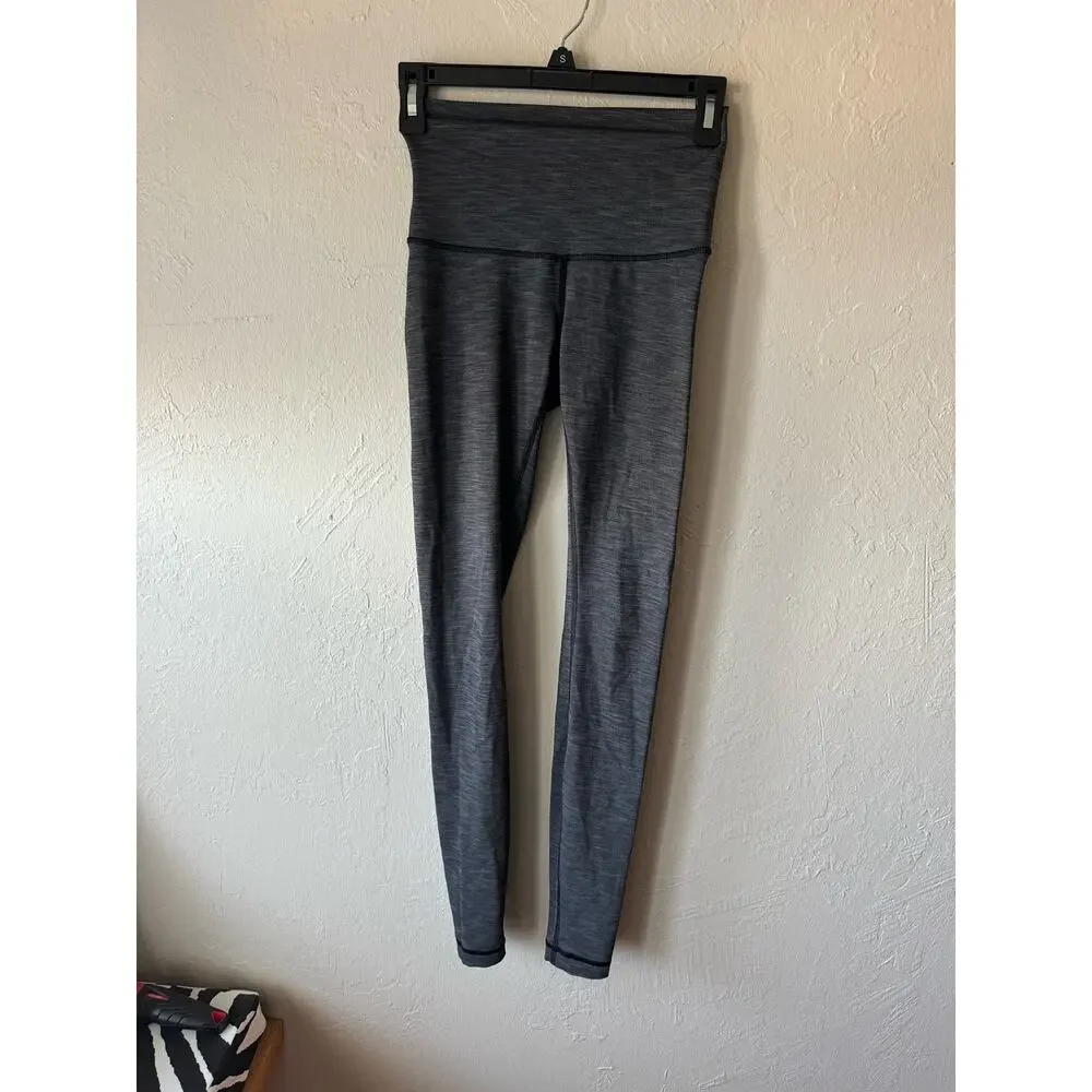 Lululemon Heathered Gray Leggings Size 4